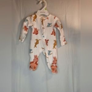 Carter's white koala bear sleeper . NB